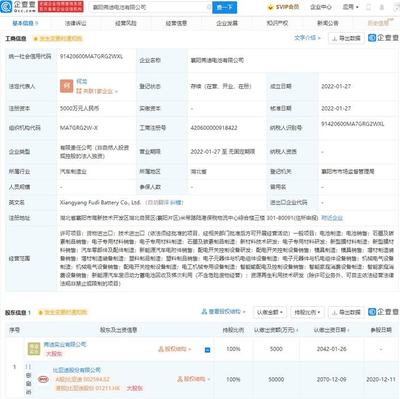 比亞迪在襄陽成立全資動力電池公司，布局新型膜材料制造